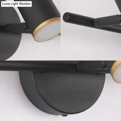 DecorBites™ DecorBites™ Contemporary LED Metal Wall Vanity Lamp - White/Warm Light