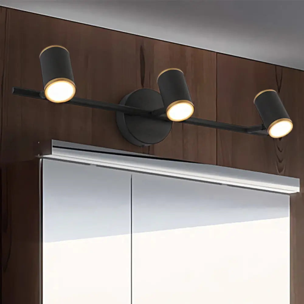 DecorBites™ DecorBites™ Contemporary LED Metal Wall Vanity Lamp - White/Warm Light