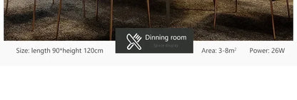 Contemporary LED Pendant Lights 2-Head 90cm