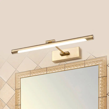 Aplique de pared tubular LED contemporáneo DecorBites™ - Lámpara de pared acrílica blanca y negra para baños - 42 cm/46 cm de ancho