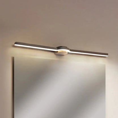 Aplique de pared LED contemporáneo DecorBites™ en blanco y negro/luz cálida - Aplique de pared acrílico de línea delgada de 16"/23.5"