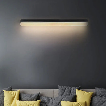 Aplique de pared LED contemporáneo DecorBites™ para tocador en acrílico blanco/negro - 16"/19.5"/23.5" de ancho