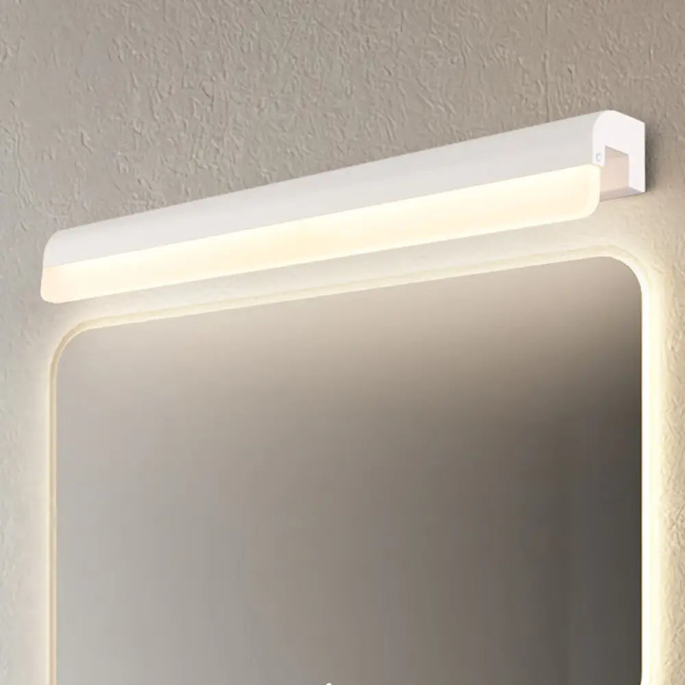 Aplique de pared LED contemporáneo DecorBites™ para tocador en acrílico blanco/negro - 16"/19.5"/23.5" de ancho
