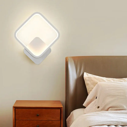 DecorBites™ DecorBites™ Contemporary LED Wall Light Fixture - Geometrical Aluminum Bedside Lamp