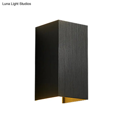 DecorBites™ DecorBites™ Contemporary LED Wall Sconce in Metal Gold/Coffee/Grey for Bedroom