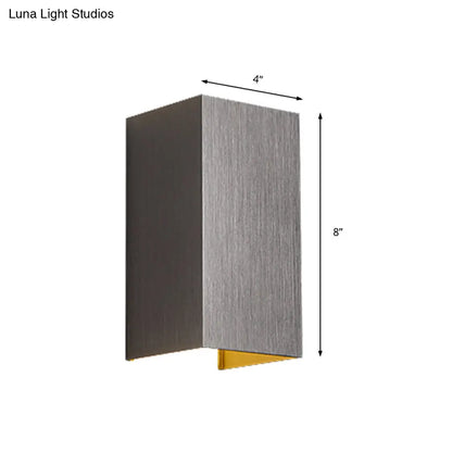 DecorBites™ DecorBites™ Contemporary LED Wall Sconce in Metal Gold/Coffee/Grey for Bedroom