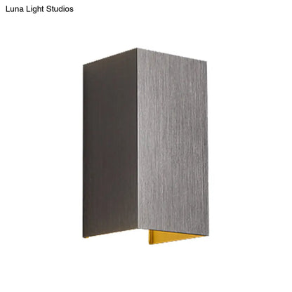 DecorBites™ DecorBites™ Contemporary LED Wall Sconce in Metal Gold/Coffee/Grey for Bedroom