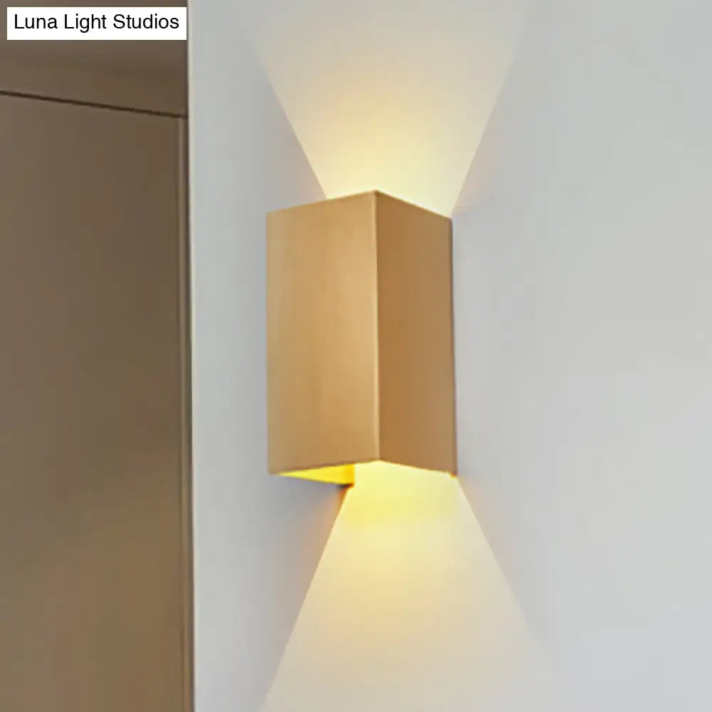 DecorBites™ DecorBites™ Contemporary LED Wall Sconce in Metal Gold/Coffee/Grey for Bedroom