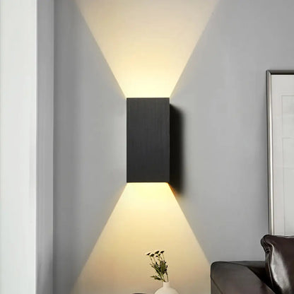 DecorBites™ DecorBites™ Contemporary LED Wall Sconce in Metal Gold/Coffee/Grey for Bedroom