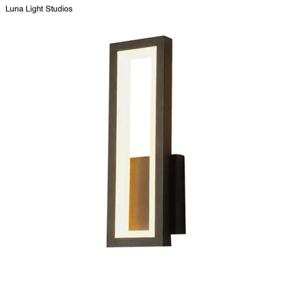 DecorBites™ Contemporary LED Wall Sconce with Acrylic Shade for Bedside Lighting