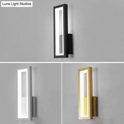 DecorBites™ Contemporary LED Wall Sconce with Acrylic Shade for Bedside Lighting