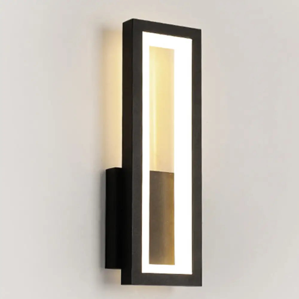 DecorBites™ Contemporary LED Wall Sconce with Acrylic Shade for Bedside Lighting
