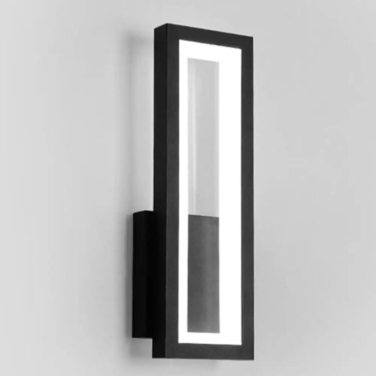 Aplique de pared LED contemporáneo DecorBites™ con pantalla acrílica para iluminación de mesilla de noche