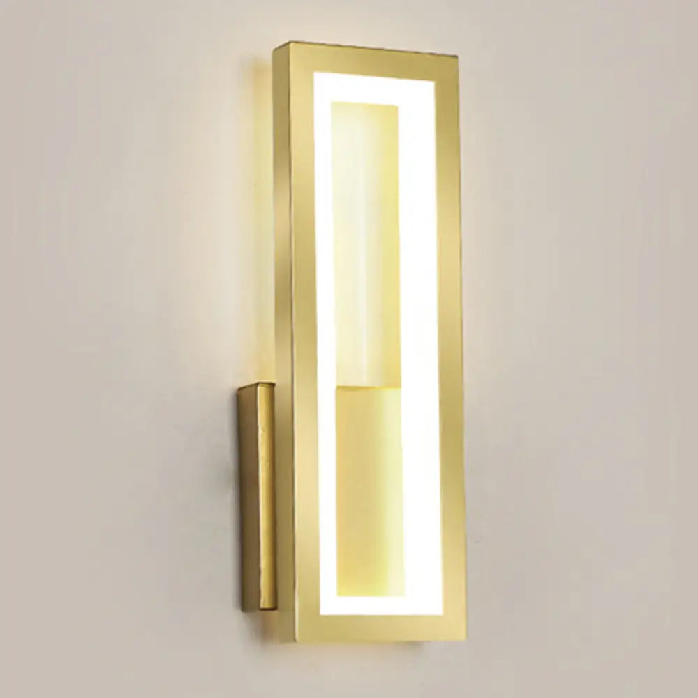 DecorBites™ Contemporary LED Wall Sconce with Acrylic Shade for Bedside Lighting