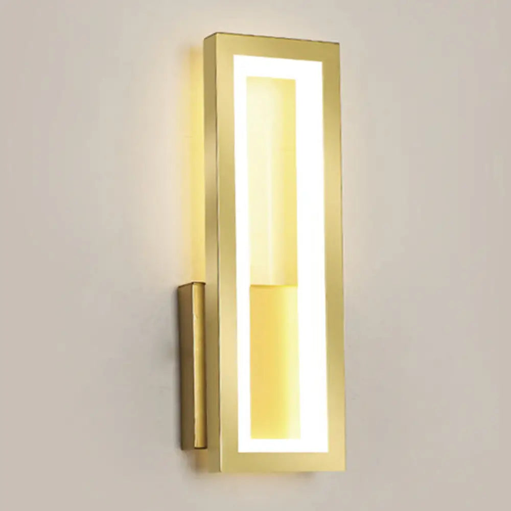 DecorBites™ Contemporary LED Wall Sconce with Acrylic Shade for Bedside Lighting