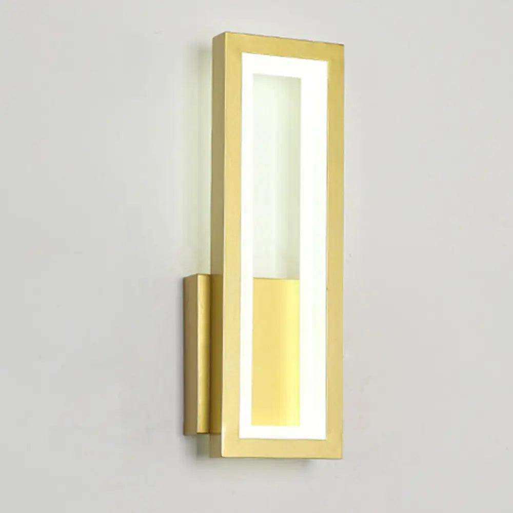 DecorBites™ Contemporary LED Wall Sconce with Acrylic Shade for Bedside Lighting