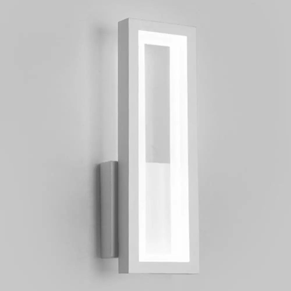 DecorBites™ Contemporary LED Wall Sconce with Acrylic Shade for Bedside Lighting