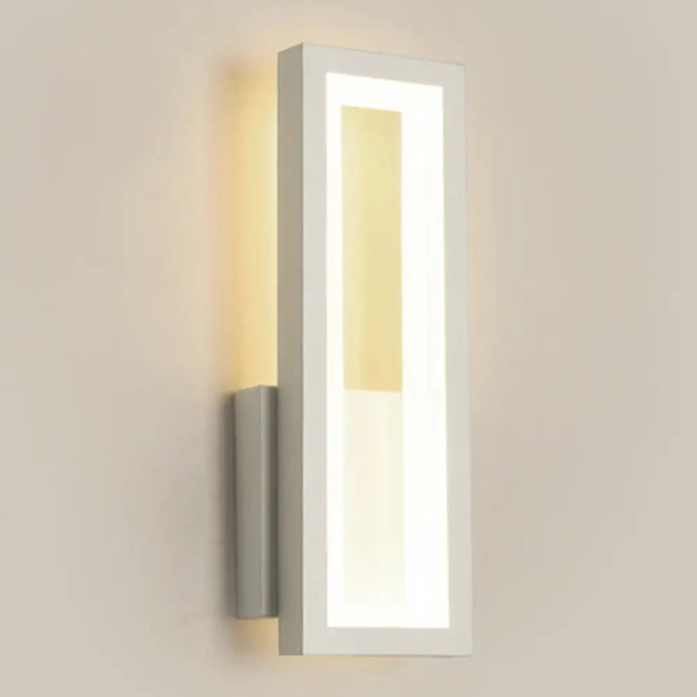 DecorBites™ Contemporary LED Wall Sconce with Acrylic Shade for Bedside Lighting