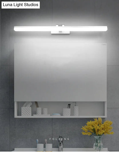 Contemporary LED Wall Vanity Sconce - Metal Design, Stylish Bathroom Lighting