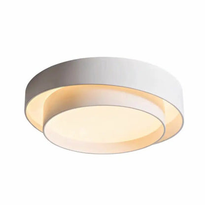 DecorBites™ DecorBites™ Contemporary LED White Bedroom Ceiling Light - Circular Acrylic Flush Mount
