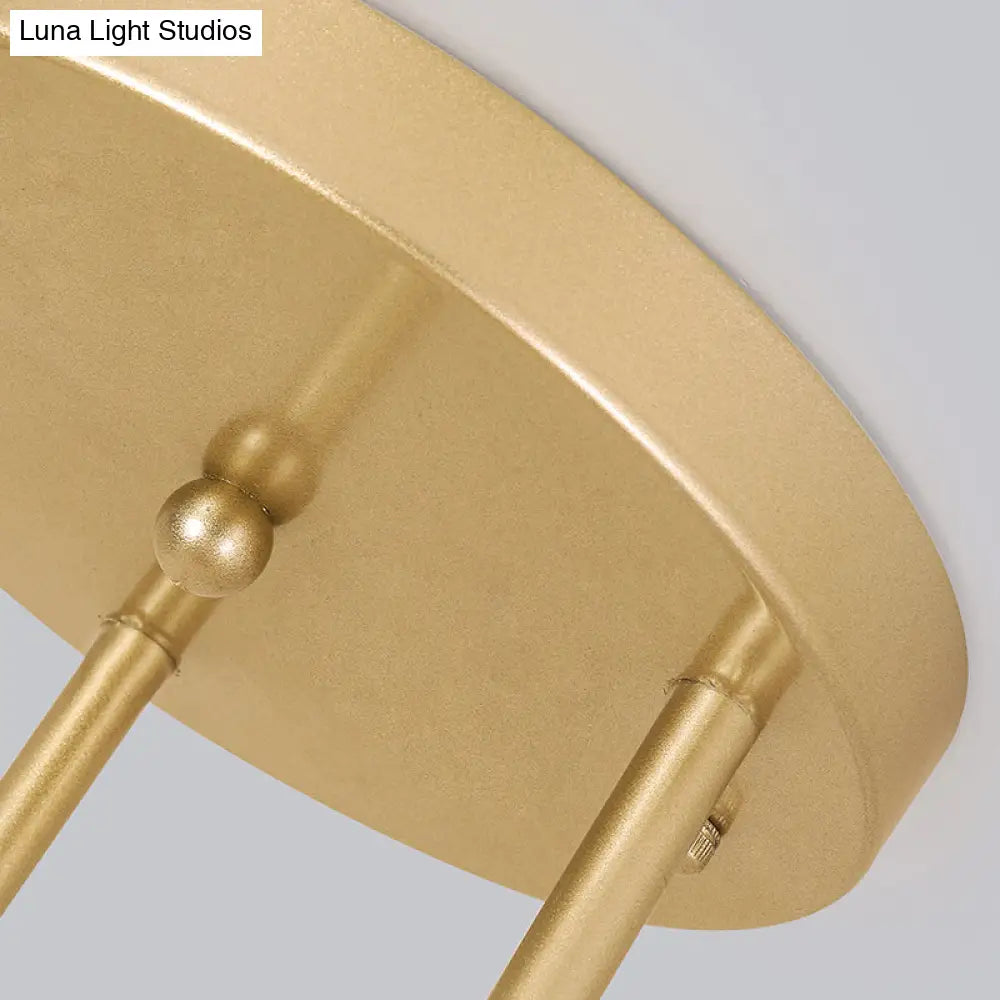 Lámpara de techo contemporánea de metal DecorBites™ para salas de estar de librerías