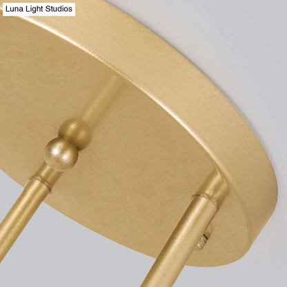 Lámpara de techo contemporánea de metal DecorBites™ para salas de estar de librerías