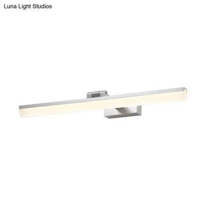 Aplique de pared LED de metal contemporáneo - 16.5"/28"/22.5" de ancho - Negro/Plata/Café - Iluminación ajustable
