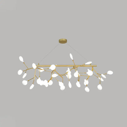 ديكوربايتس™ إضاءة معدنية معاصرة معلقة مع مظلة دائرية لغرفة النوم - تصميم فرع الجزيرة