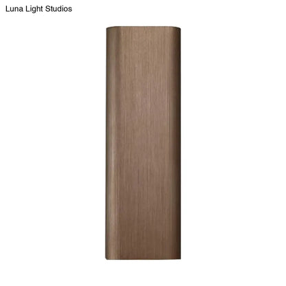 DecorBites™ DecorBites™ Contemporary Metallic LED Wall Sconce in Bronze/Gold/Coffee for Living Room - Mountable Up & Down Light
