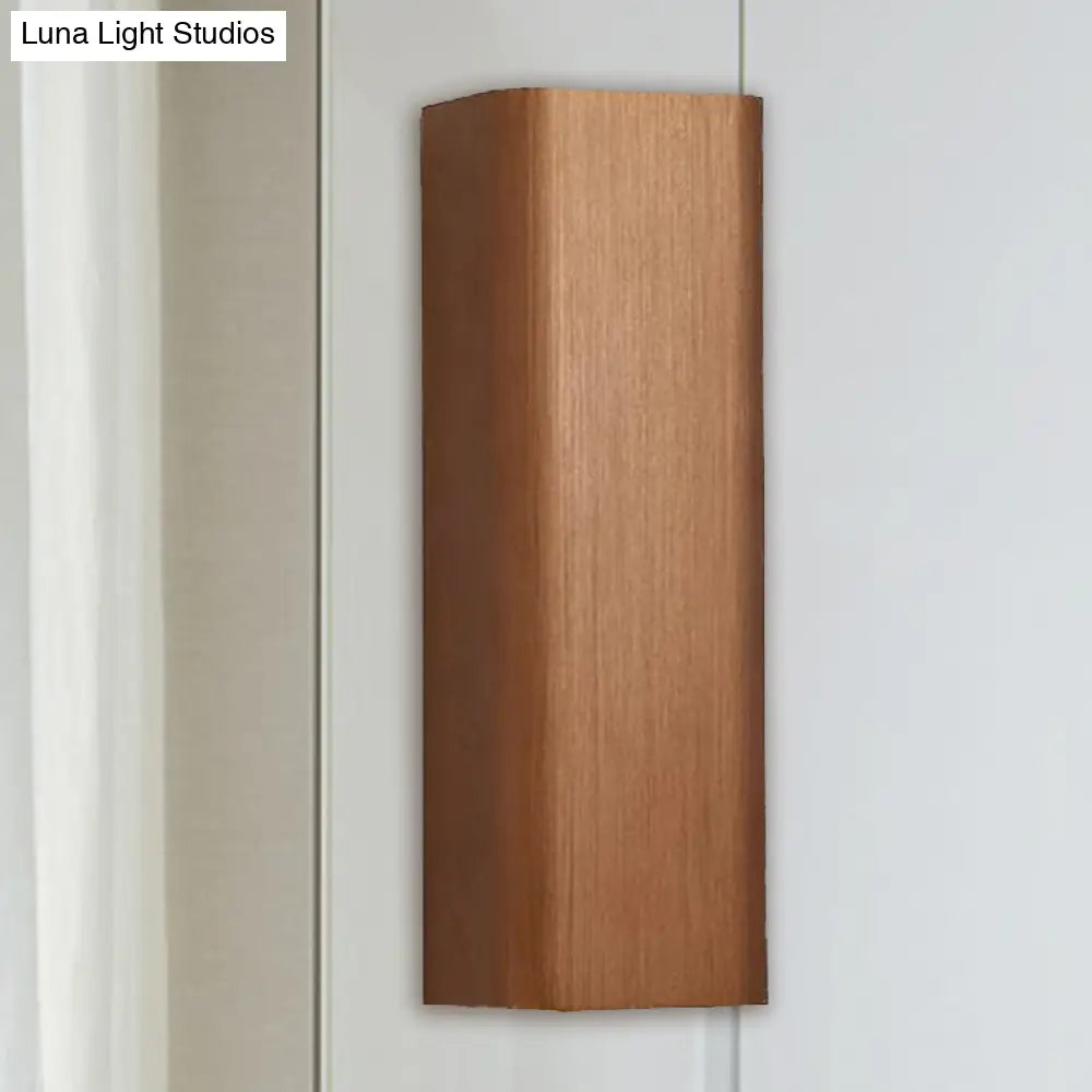 DecorBites™ DecorBites™ Contemporary Metallic LED Wall Sconce in Bronze/Gold/Coffee for Living Room - Mountable Up & Down Light