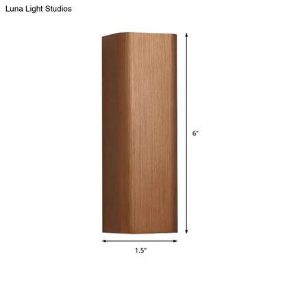 DecorBites™ DecorBites™ Contemporary Metallic LED Wall Sconce in Bronze/Gold/Coffee for Living Room - Mountable Up & Down Light