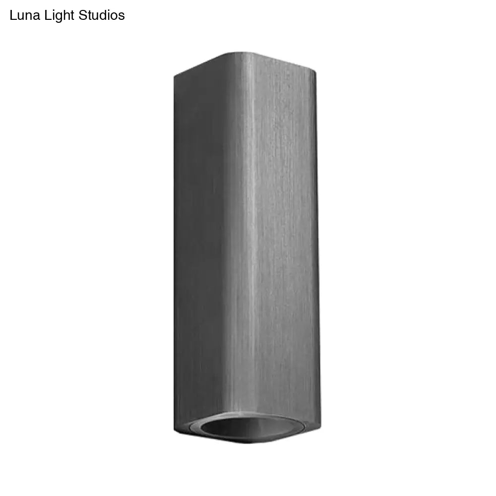 DecorBites™ DecorBites™ Contemporary Metallic LED Wall Sconce in Bronze/Gold/Coffee for Living Room - Mountable Up & Down Light