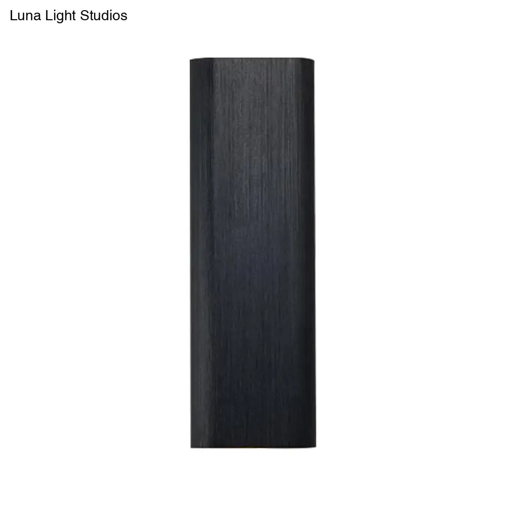 DecorBites™ DecorBites™ Contemporary Metallic LED Wall Sconce in Bronze/Gold/Coffee for Living Room - Mountable Up & Down Light