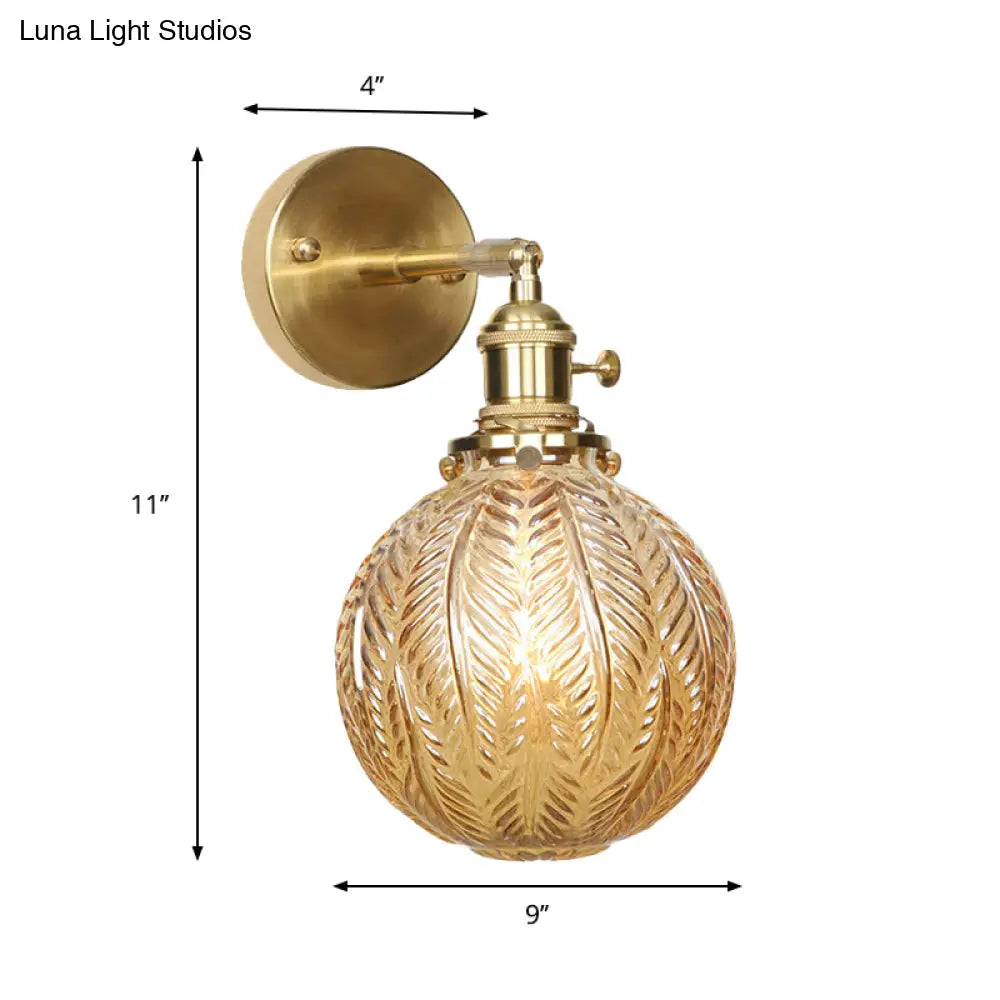 DecorBites™ DecorBites™ Contemporary Prismatic Glass Wall Sconce with Geometric Design - Brass Mount Light Fixture