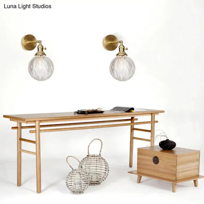 DecorBites™ DecorBites™ Contemporary Prismatic Glass Wall Sconce with Geometric Design - Brass Mount Light Fixture