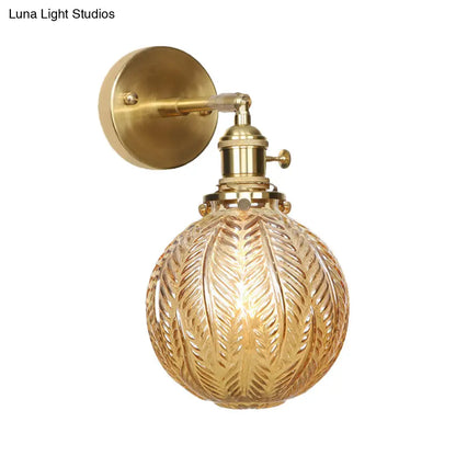 DecorBites™ DecorBites™ Contemporary Prismatic Glass Wall Sconce with Geometric Design - Brass Mount Light Fixture