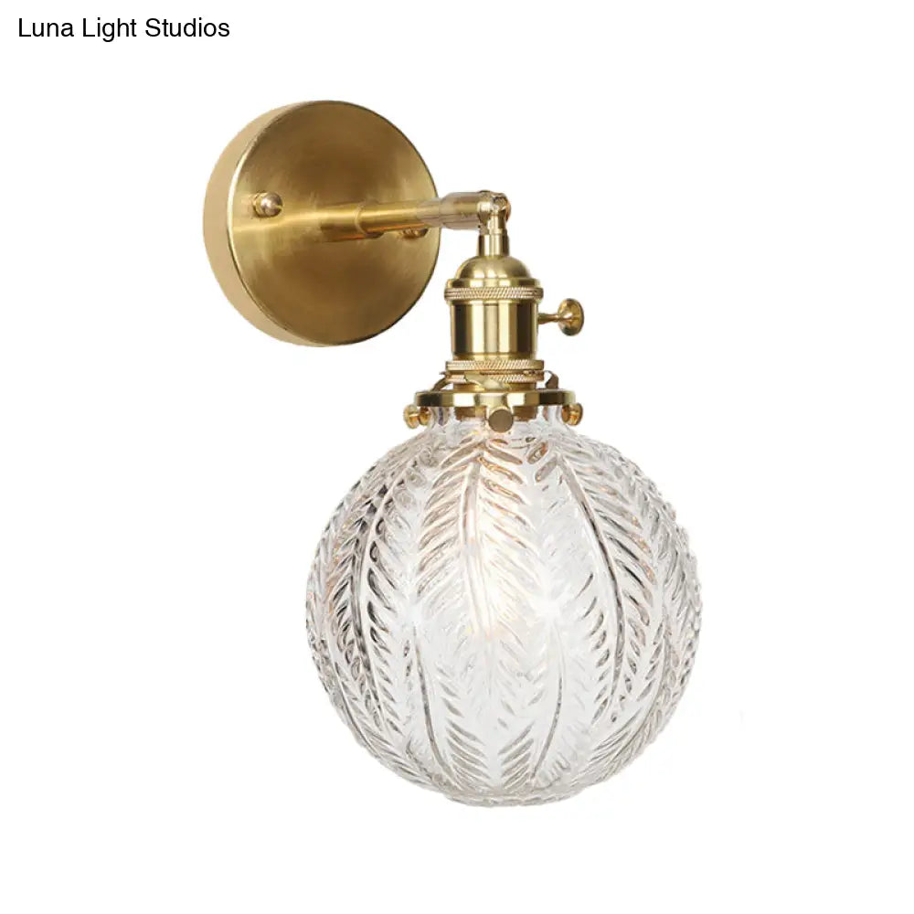 DecorBites™ DecorBites™ Contemporary Prismatic Glass Wall Sconce with Geometric Design - Brass Mount Light Fixture