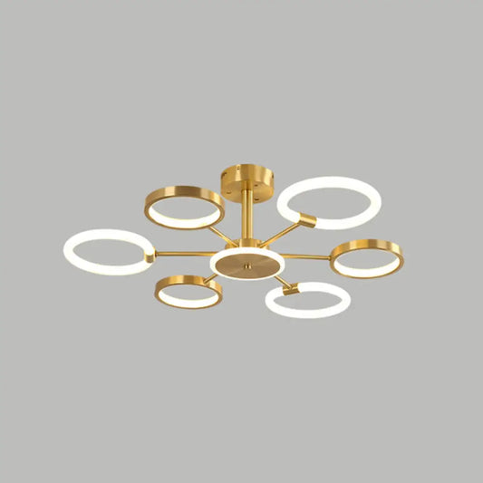 DecorBites™ DecorBites™ Contemporary Radial Chandelier Pendant Lighting for Living Room