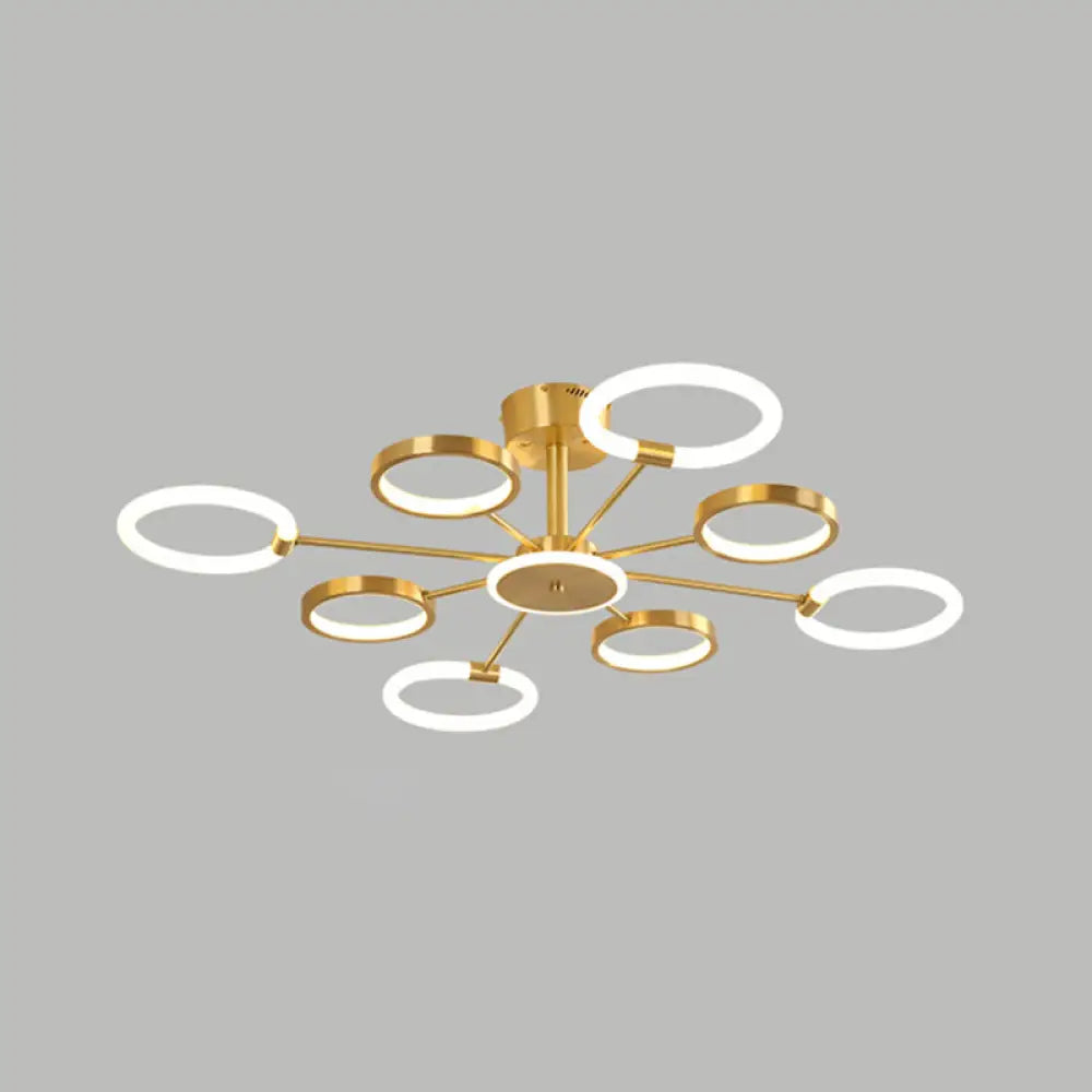DecorBites™ DecorBites™ Contemporary Radial Chandelier Pendant Lighting for Living Room