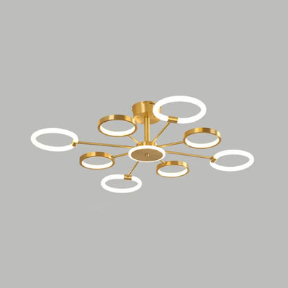 DecorBites™ DecorBites™ Contemporary Radial Chandelier Pendant Lighting for Living Room