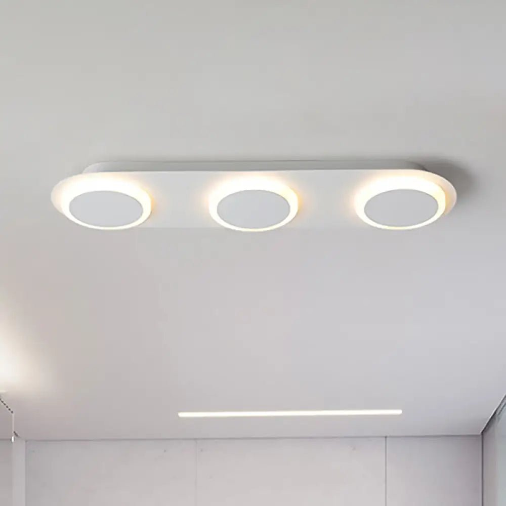 ديكوربايتس™ مصباح أكريليك مستطيل الشكل معاصر من ديكوربايتس™ - 3/4/5 مصابيح - إضاءة غرفة النوم بضوء دافئ/أبيض