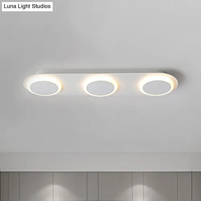 ديكوربايتس™ مصباح أكريليك مستطيل الشكل معاصر من ديكوربايتس™ - 3/4/5 مصابيح - إضاءة غرفة النوم بضوء دافئ/أبيض