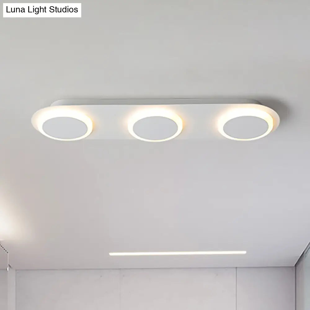 ديكوربايتس™ مصباح أكريليك مستطيل الشكل معاصر من ديكوربايتس™ - 3/4/5 مصابيح - إضاءة غرفة النوم بضوء دافئ/أبيض