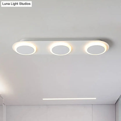 ديكوربايتس™ مصباح أكريليك مستطيل الشكل معاصر من ديكوربايتس™ - 3/4/5 مصابيح - إضاءة غرفة النوم بضوء دافئ/أبيض