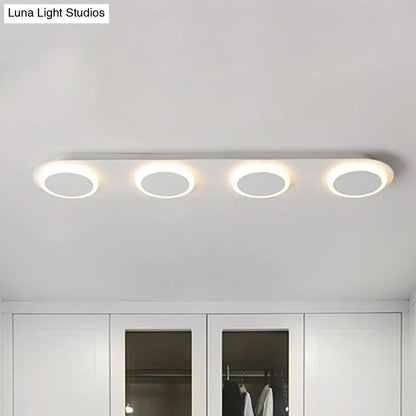 ديكوربايتس™ مصباح أكريليك مستطيل الشكل معاصر من ديكوربايتس™ - 3/4/5 مصابيح - إضاءة غرفة النوم بضوء دافئ/أبيض