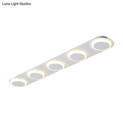 ديكوربايتس™ مصباح أكريليك مستطيل الشكل معاصر من ديكوربايتس™ - 3/4/5 مصابيح - إضاءة غرفة النوم بضوء دافئ/أبيض