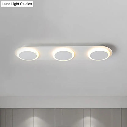 ديكوربايتس™ مصباح أكريليك مستطيل الشكل معاصر من ديكوربايتس™ - 3/4/5 مصابيح - إضاءة غرفة النوم بضوء دافئ/أبيض