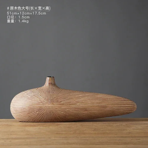 Contemporary Resin Vase for Flower Arrangements - A - Vase