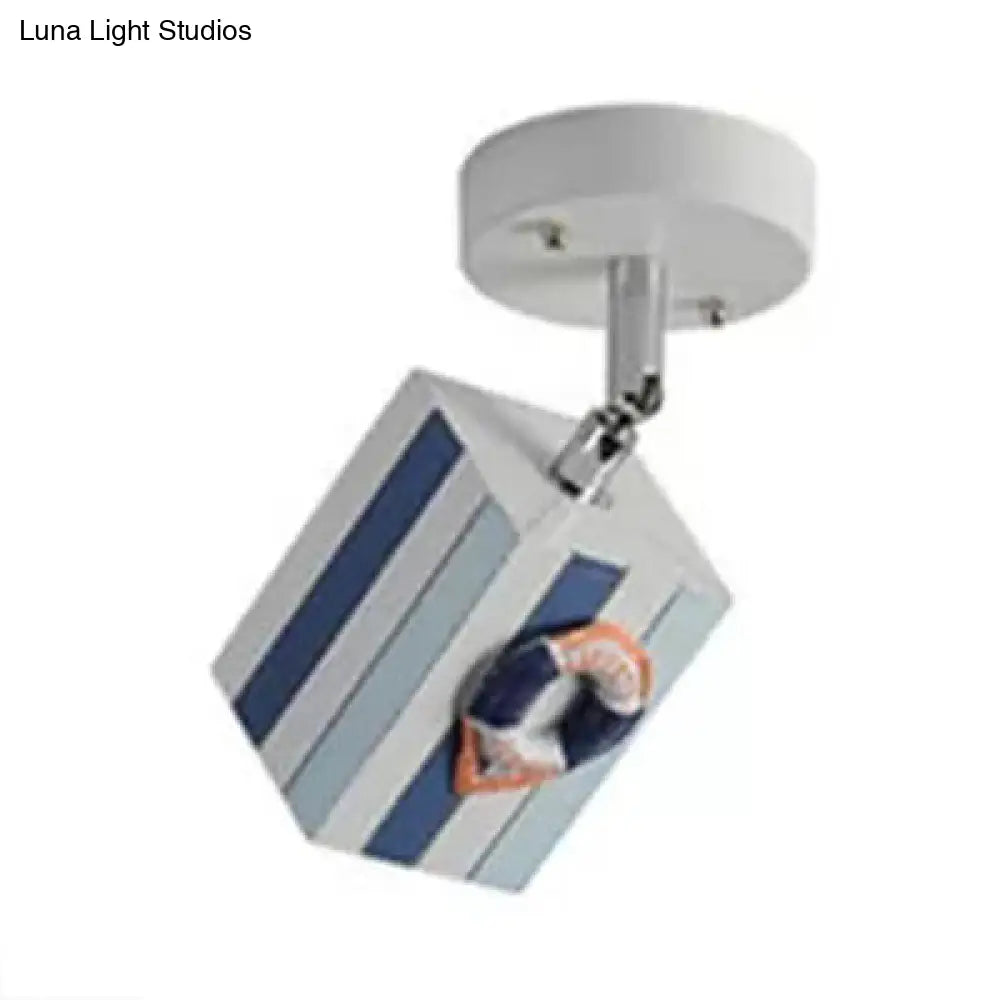 DecorBites™ Contemporary Rotatable Rectangular Metal Gallery Ceiling Mount Spotlight with High Brightness