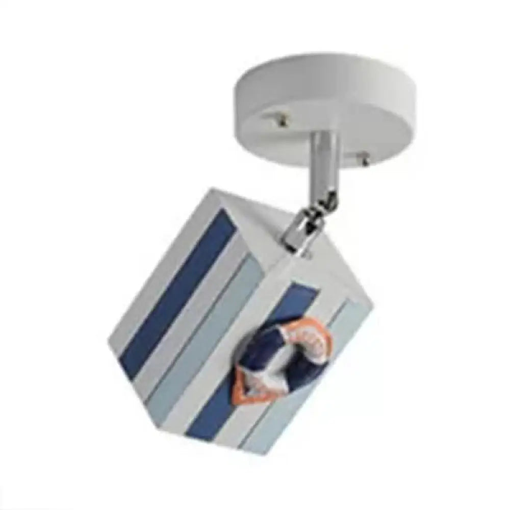 DecorBites™ Contemporary Rotatable Rectangular Metal Gallery Ceiling Mount Spotlight with High Brightness